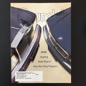 Roundel BMW Car Club Magazine May 1998 Vol. 29(5) - M3 Convertible, Z3 2.8